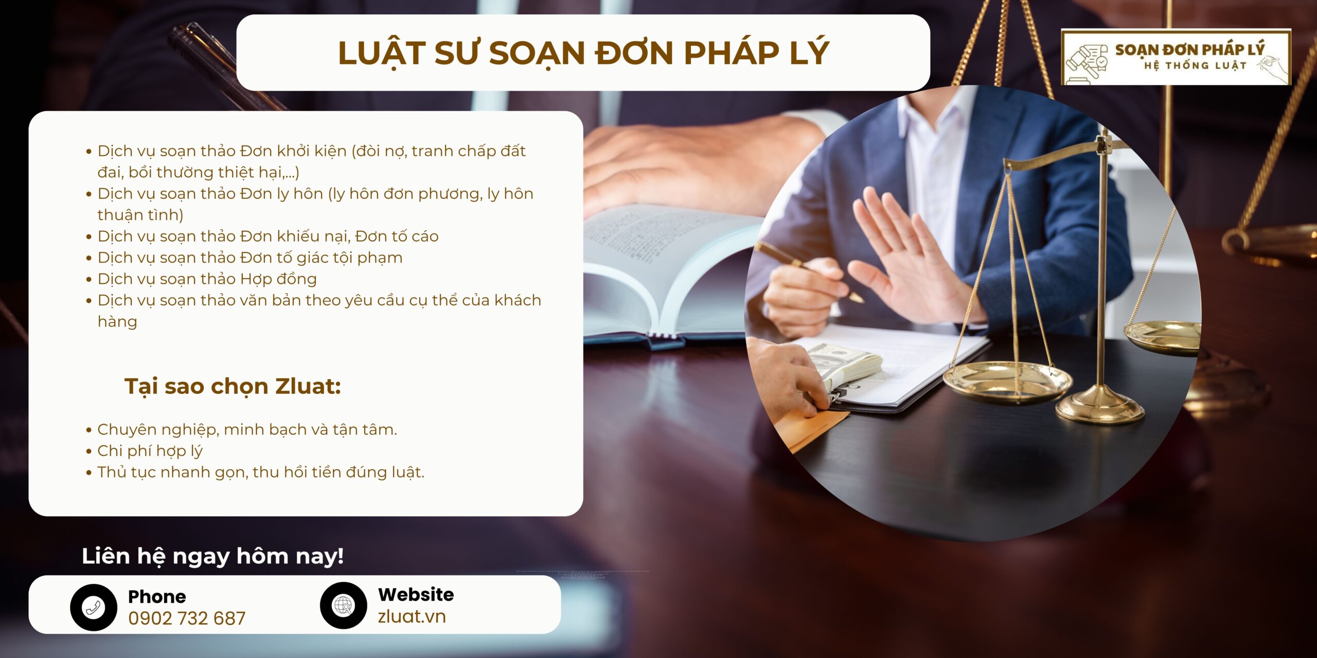 Gói dịch vụ Luật sư soạn đơn khiếu nại tố cáo ở khu vực xã Tam Giang, Bắc Ninh - Ảnh 1
